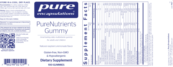 PureNutrients Gummy 100 gummies 02