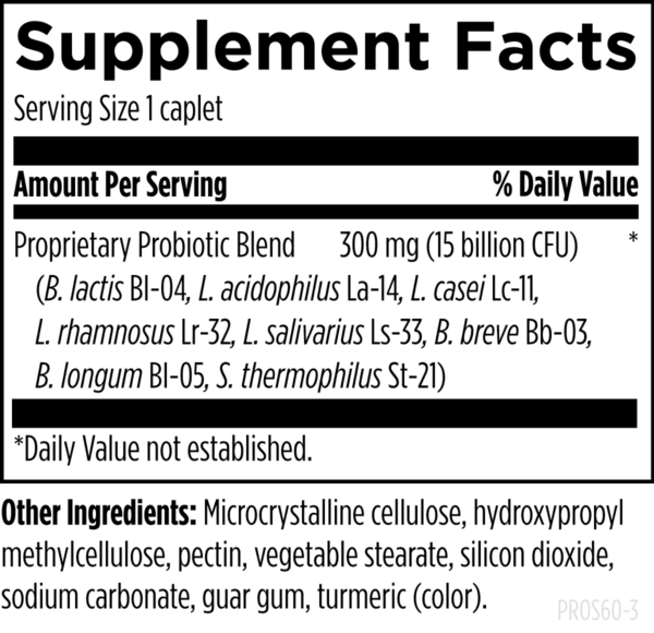 probiotic supreme SupplementFacts