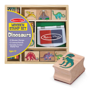 Wooden Stamp Set – Dinosaurs