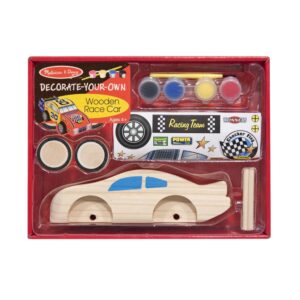 Decorate-Your-Own Wooden Race Car