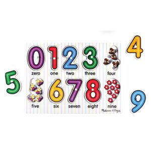 See-Inside Numbers Peg Puzzle – 10 pieces