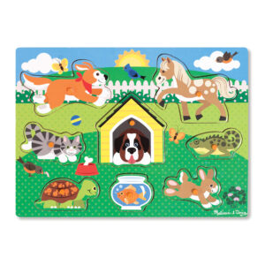 Pets Peg Puzzle – 8 Pieces