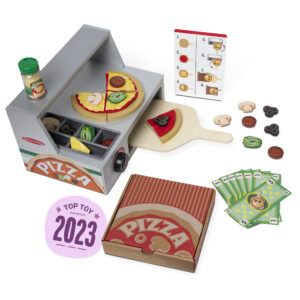 Top & Bake Pizza Counter – Wooden Play Food