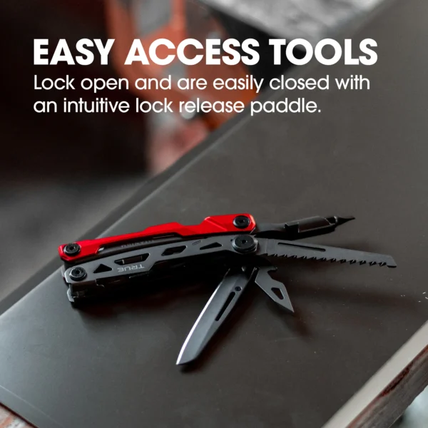 TRU MTL 0004 Ti Pocket Multi Tool Web Graphic Easy Access Tools 1