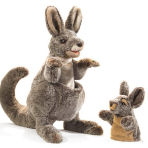 Kangaroo with Joey Puppet – Folkmanis