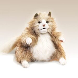 Cat, Fluffy Puppet – Folkmanis