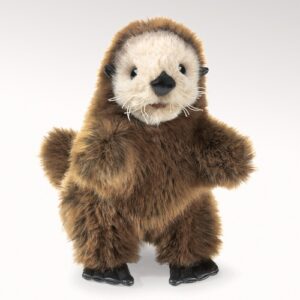 Baby Sea Otter Puppet – Folkmanis