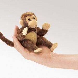 Mini Monkey Finger Puppet – Folkmanis