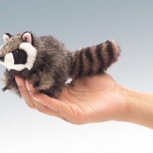 Mini Raccoon Finger Puppet – Folkmanis