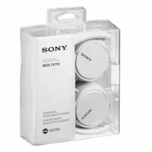 Sony stereo headphones MDR-ZX110  (white)