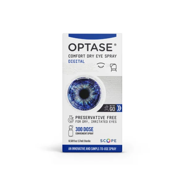 OPTASE Digital Dry Eye Spray Front Facing scaled 1