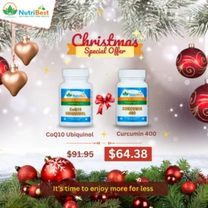 CoQ10 Ubiquinol and Curcumin 400 Bundle