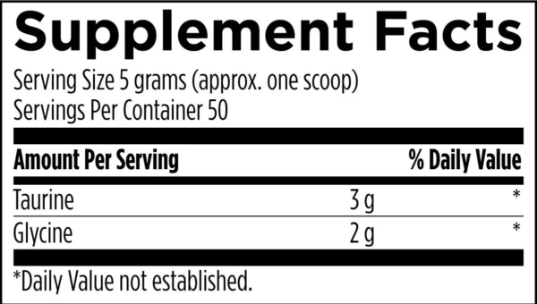 Taurine + Glycine Powder - Image 2